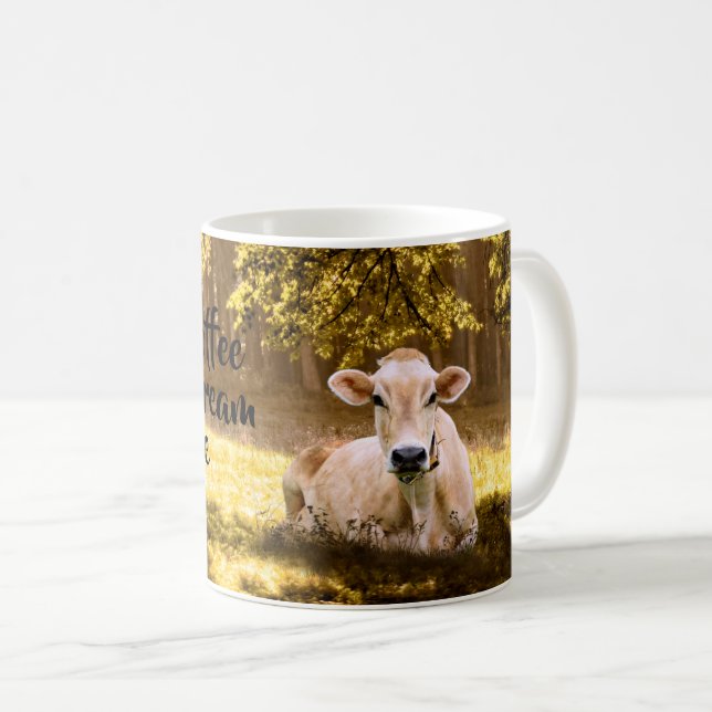 Jersey Cow Coffee Mug (Front Right)