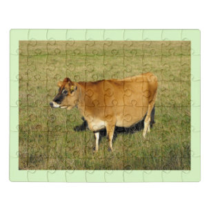 Jersey cow jigsaw puzzle