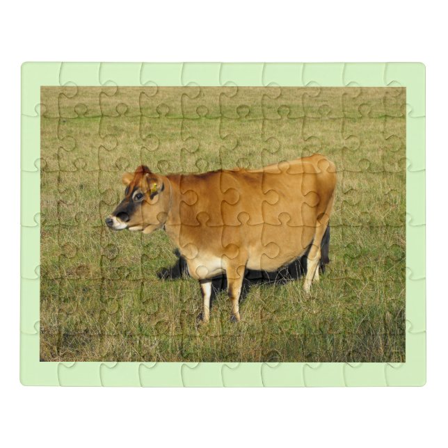 Jersey cow jigsaw puzzle (Puzzle Horizontal)