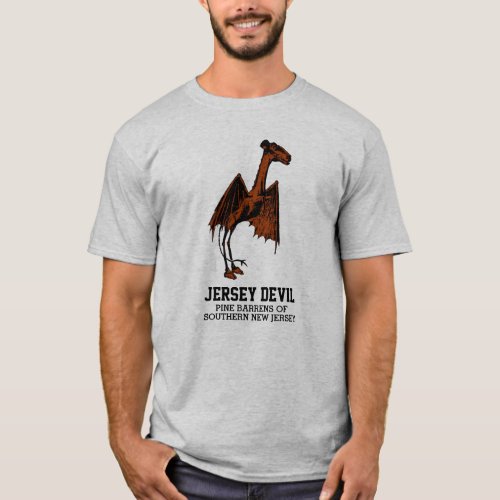 Jersey Devil Creature Cryptid Customizable Text T_Shirt