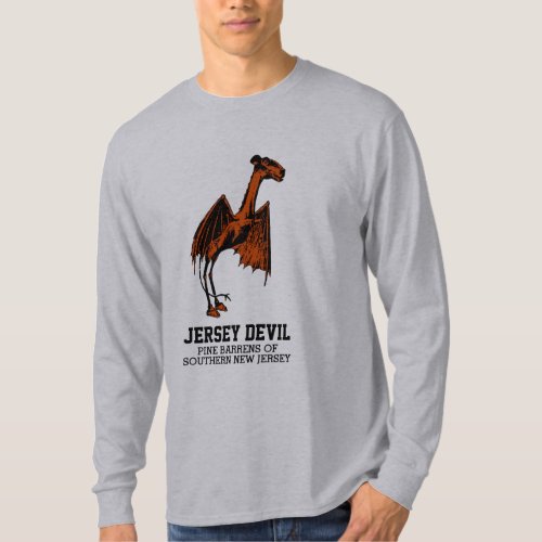 Jersey Devil Creature Cryptid Customizable Text T_ T_Shirt