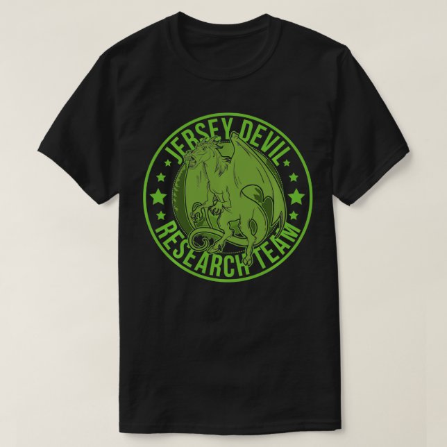 Jersey Devil Hide Seek Research Team Champion Cryp T-Shirt (Design Front)