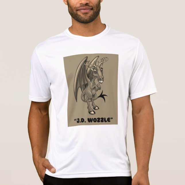 Jersey Devil “J.D. Wozzle” Cryptid T-Shirt (Front)