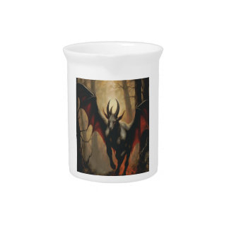 Jersey Devil Renaissance Porcelain Pitcher