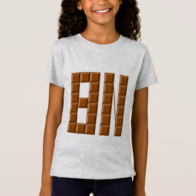 Jersey fine heather T-shirt GOOD NIGHT (Front)