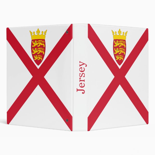 Jersey Flag 3 Ring Binder (Background)