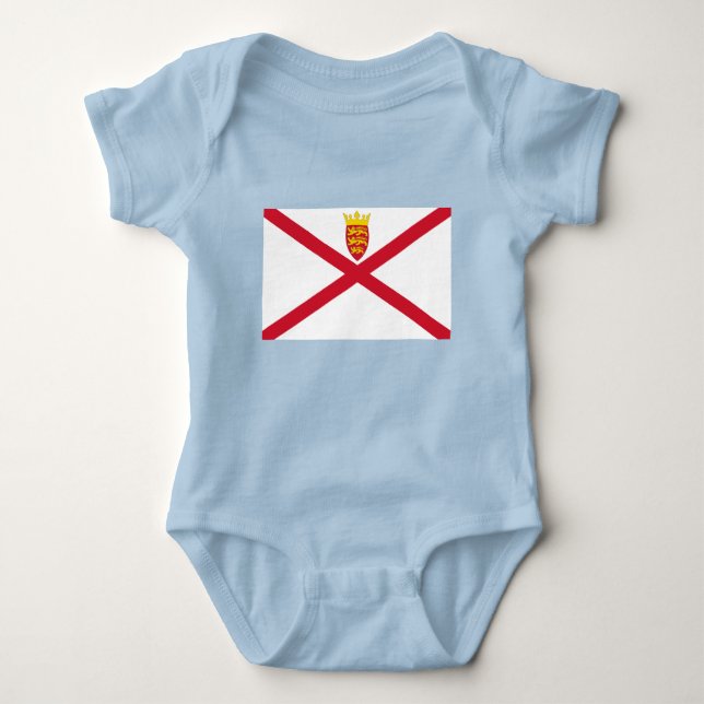 Jersey Flag Baby Bodysuit (Front)
