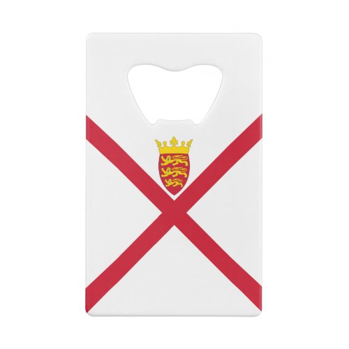 Jersey Flag Credit Card Bottle Opener