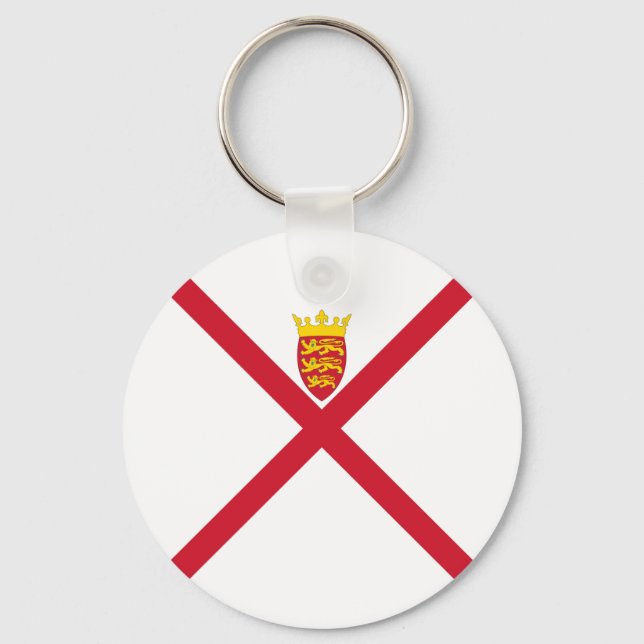 Jersey Flag Keychain (Front)