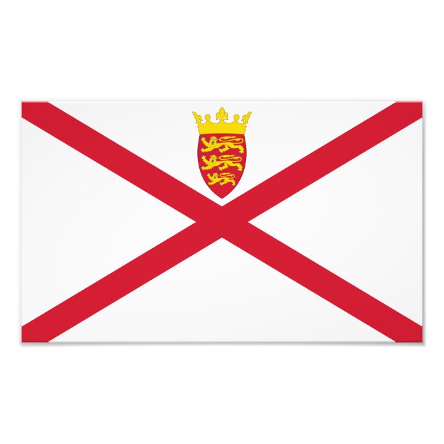 Jersey Flag Photo Print (Front)