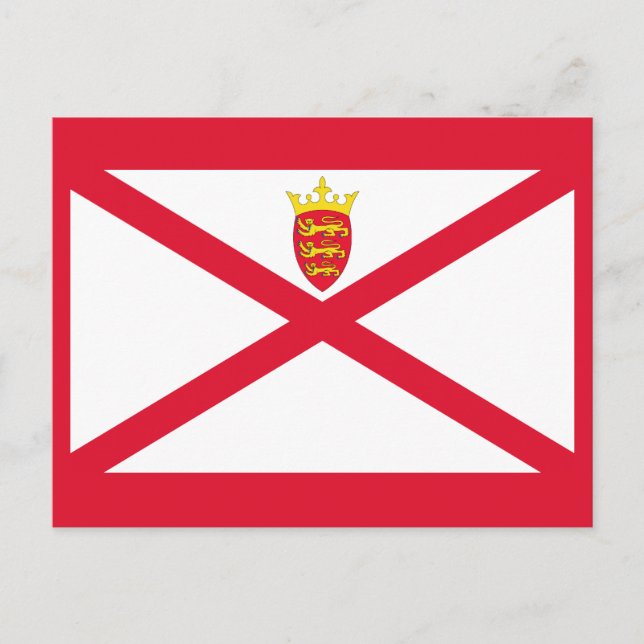 Jersey Flag Postcard (Front)