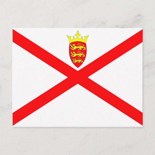 Jersey Flag Postcard (Front)