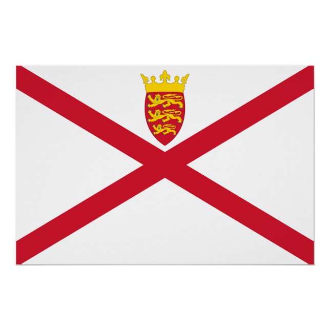 Jersey Flag Poster (Front)