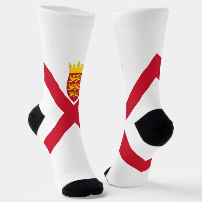 Jersey Flag Socks (Angled)