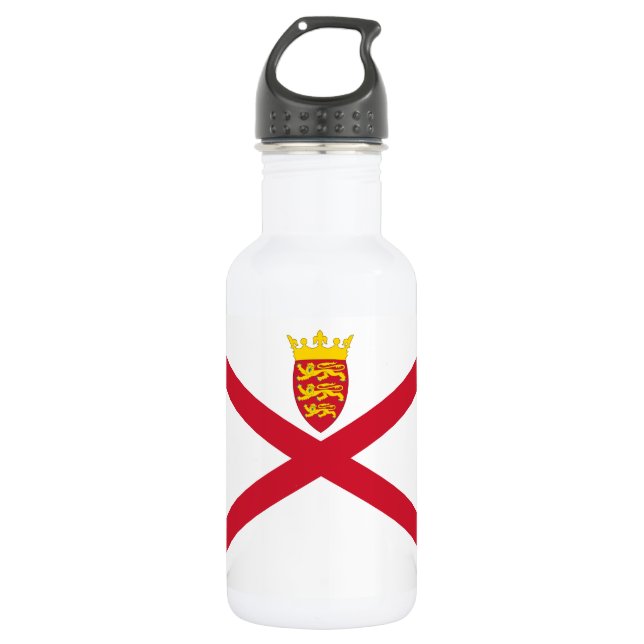 Jersey Flag Stainless Steel Water Bottle (Front)