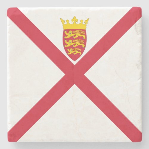 Jersey Flag Stone Coaster