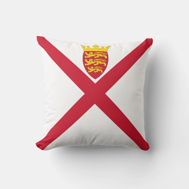 Jersey Flag Throw Pillow (Front)