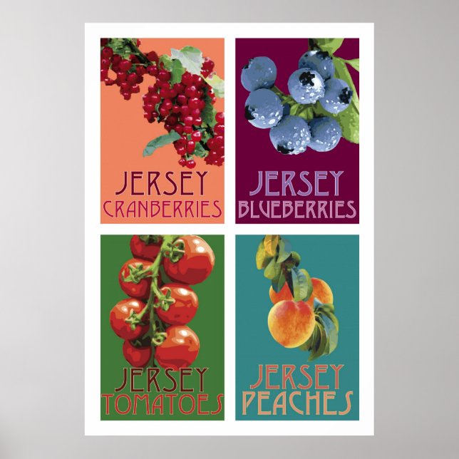 Jersey Fruits Poster (Front)
