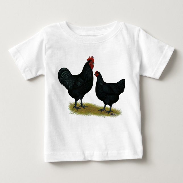 Jersey Giant Chickens Baby T-Shirt (Front)