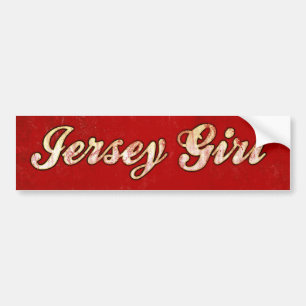 Jersey Girl Bumper Sticker