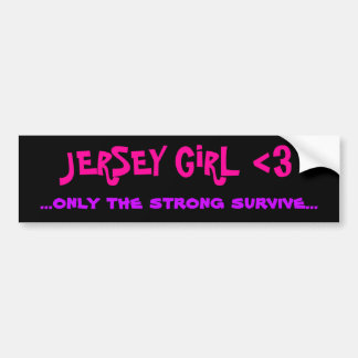 JERSEY GiRL Bumper Sticker