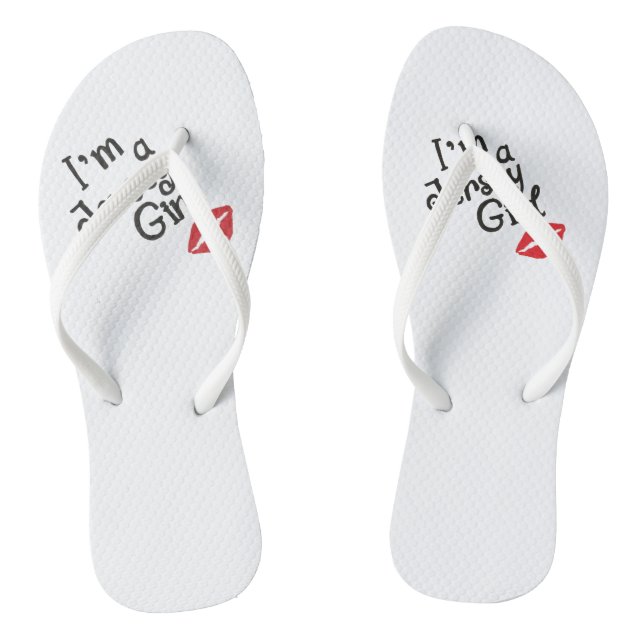 Jersey Girl Flip Flops (Footbed)