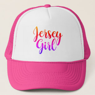 Jersey Girl Hat NJ New Jersey Baseball Hat Trucker