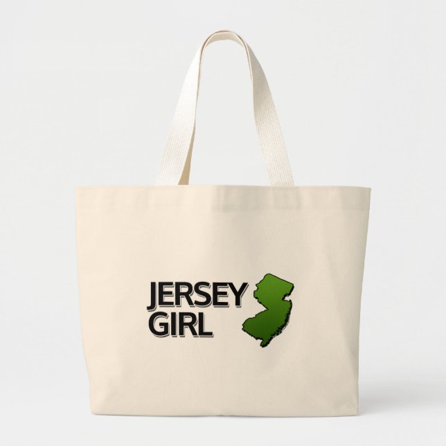Jersey Girl Large Tote Bag (Front)