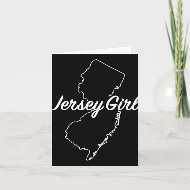 Jersey Girl New Jersey  Card (Front)