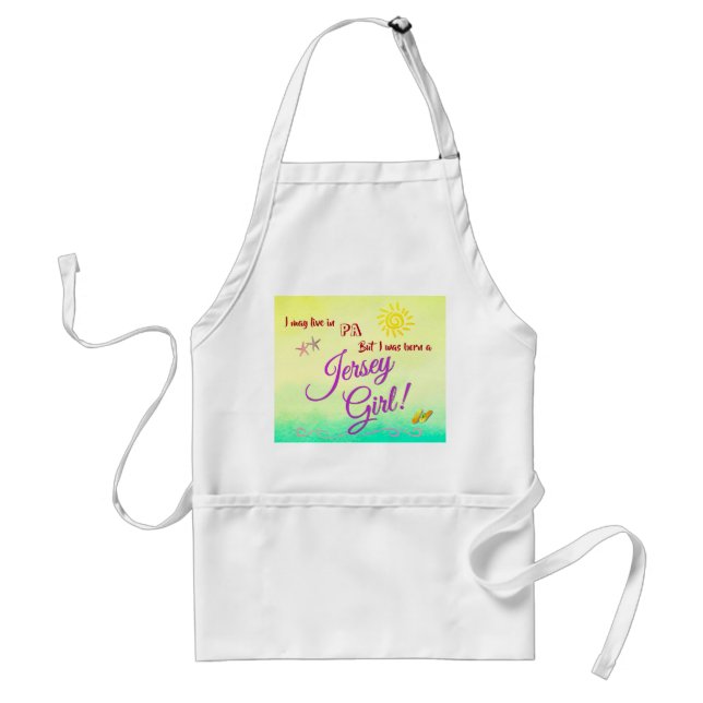 Jersey Girl Once & Always Adult Apron (Front)