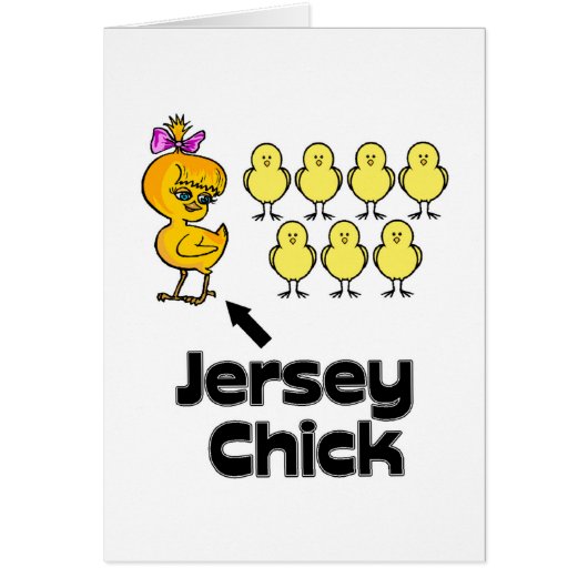 Jersey Girl one of a kind Cards (Front)