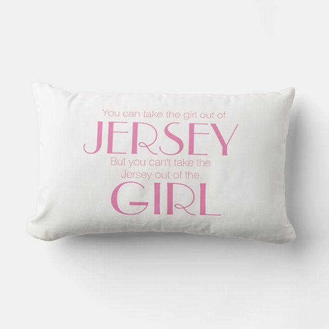 Jersey Girl PIllow (Front)