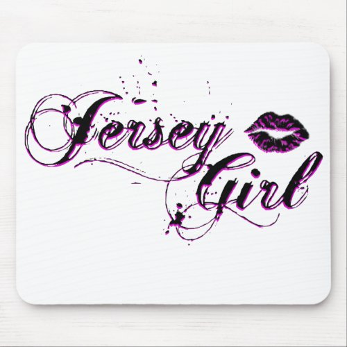 Jersey Girl T_shirts Apparel  Gifts Mouse Pad