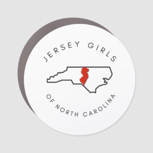 Jersey Girls of North Carolina Car Magnet