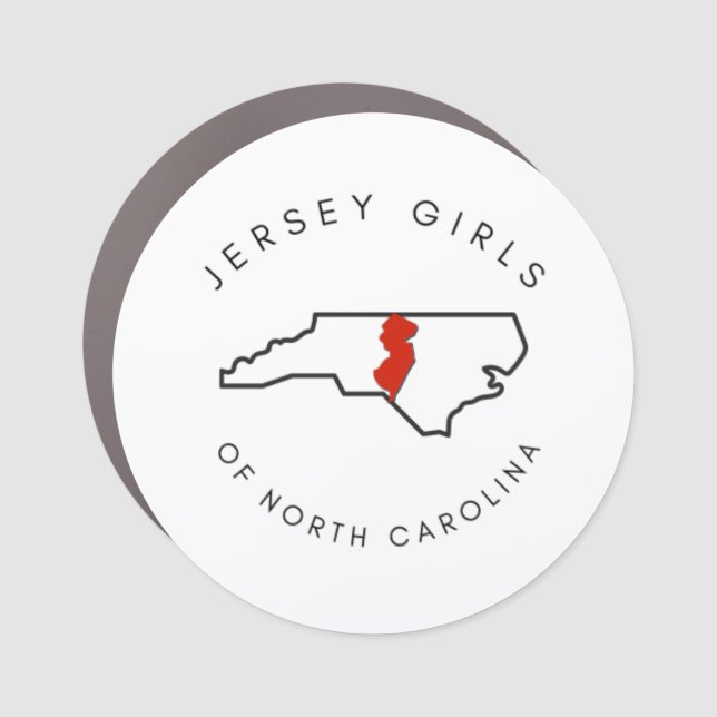 Jersey Girls of North Carolina Car Magnet (Front)
