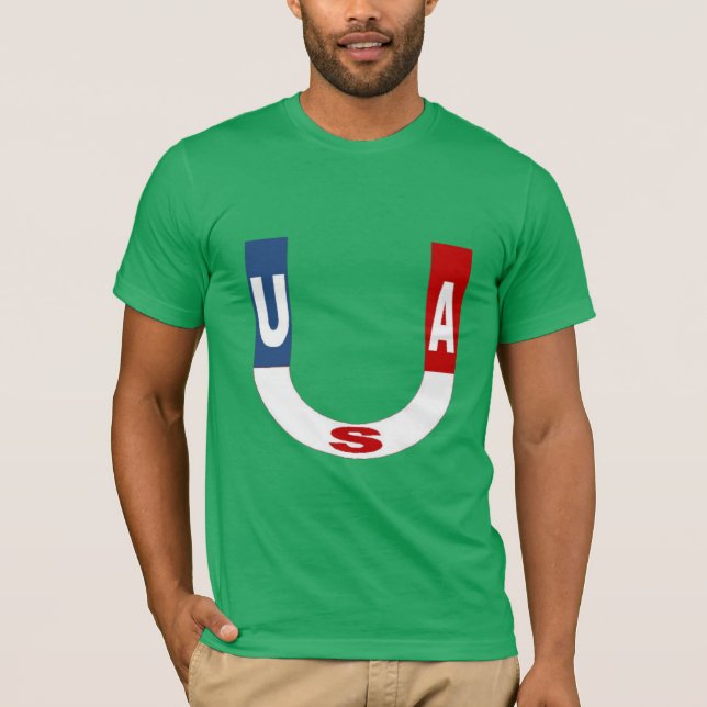 Jersey green turf t-shirt DESIGN USA (Front)