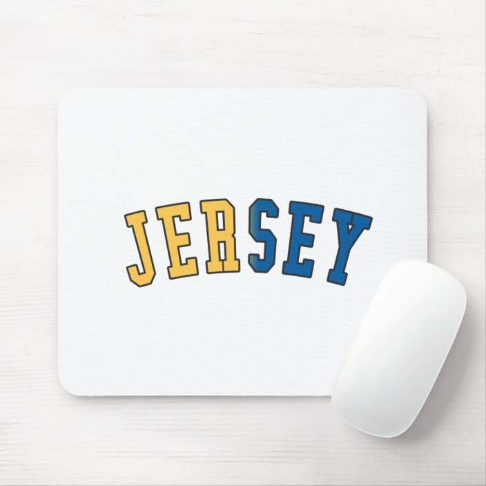 Jersey in State Flag Colors Mousepad