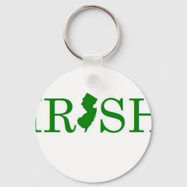 Jersey Irish Keychain (Front)