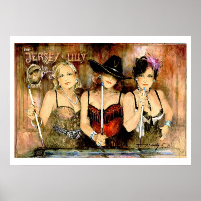 Jersey Lilly Poster (Front)