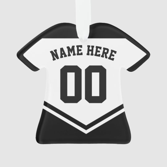 jersey name number ornament template hockey rugby