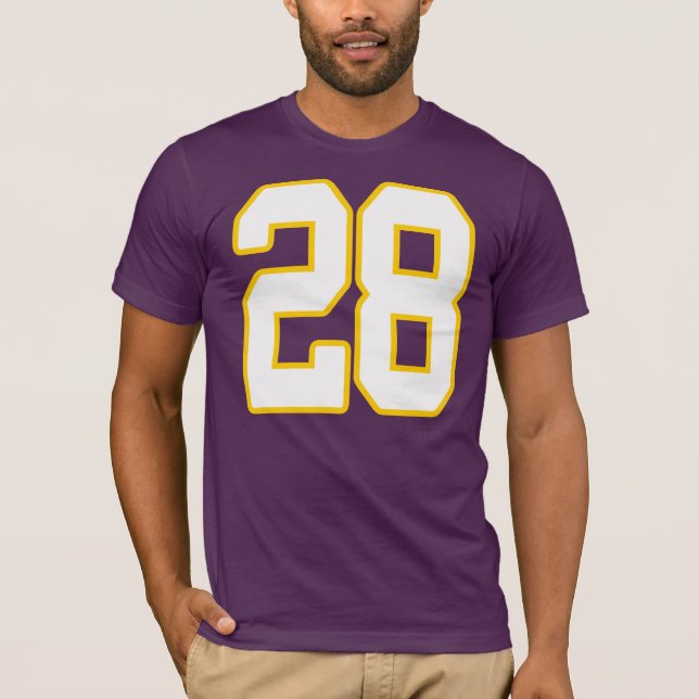 Jersey Number 28 T-Shirt (Front)