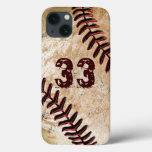 Jersey Number Cool Vintage Baseball Iphone 6 Cases at Zazzle