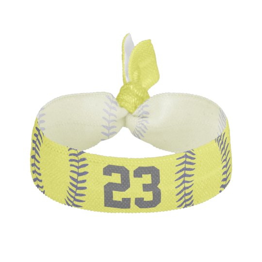 Jersey Number Softball Hair Accessories For Girls Hair Tie