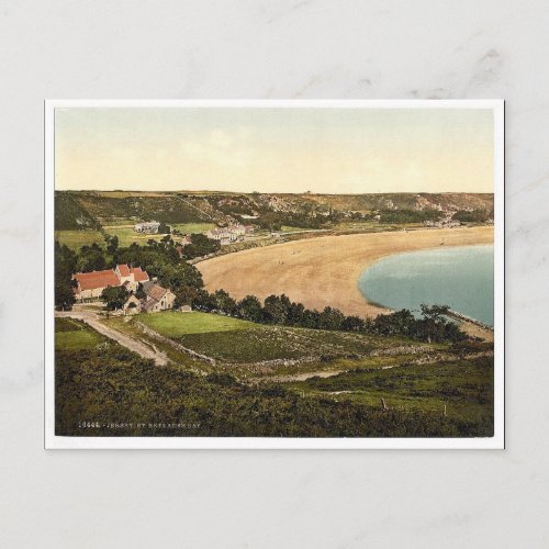 Jersey Saint Brelades Bay Channel Island Englan Postcard