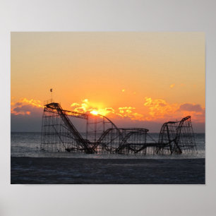 Jersey Shore after Hurricane Sandy Poster