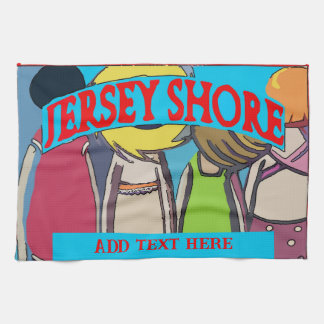 Jersey Shore beach Towels
