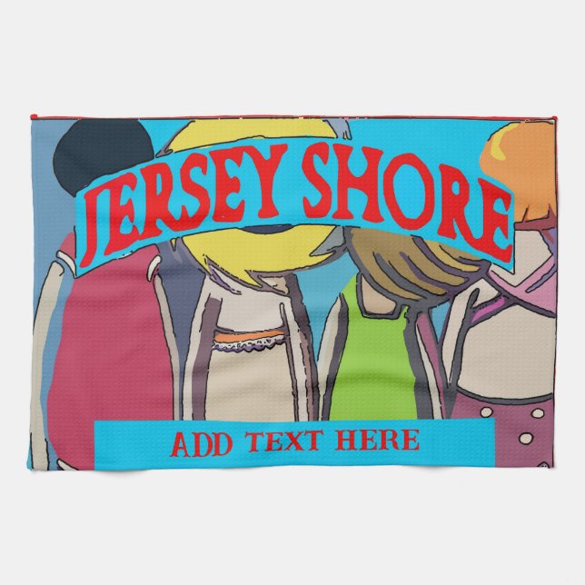 Jersey Shore beach Towels (Horizontal)