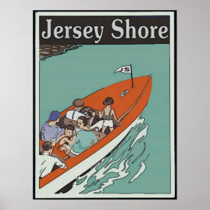 Jersey Shore, Boat Ride, Poster