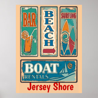 Jersey Shore Signs change or edit text