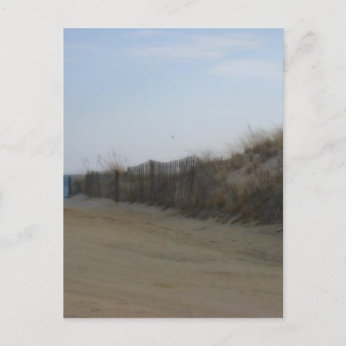 Jersey Shore  Softened Beach Postcard